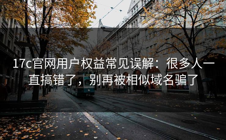 17c官网用户权益常见误解：很多人一直搞错了，别再被相似域名骗了